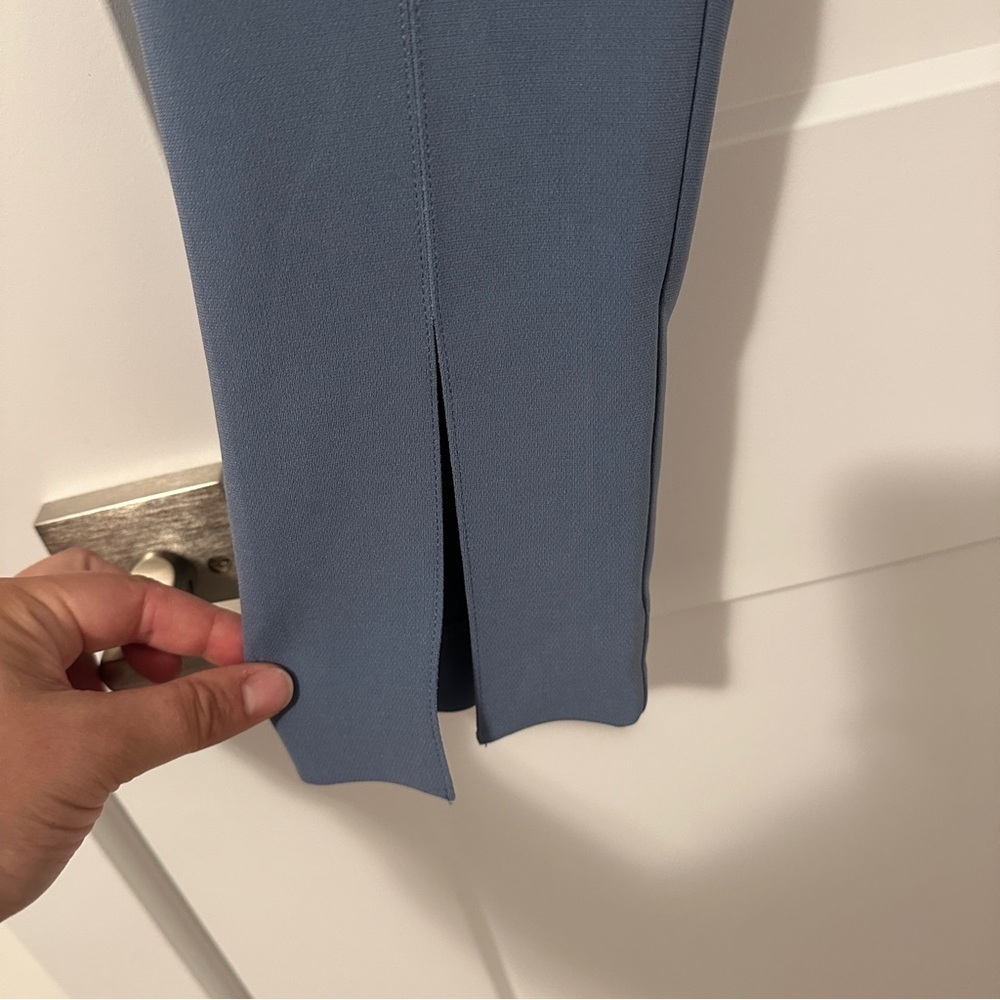 Babaton Atelier Aritzia Jotham Smoky Blue High Rise Trousers Size 4 Women’s - Picture 4 of 12